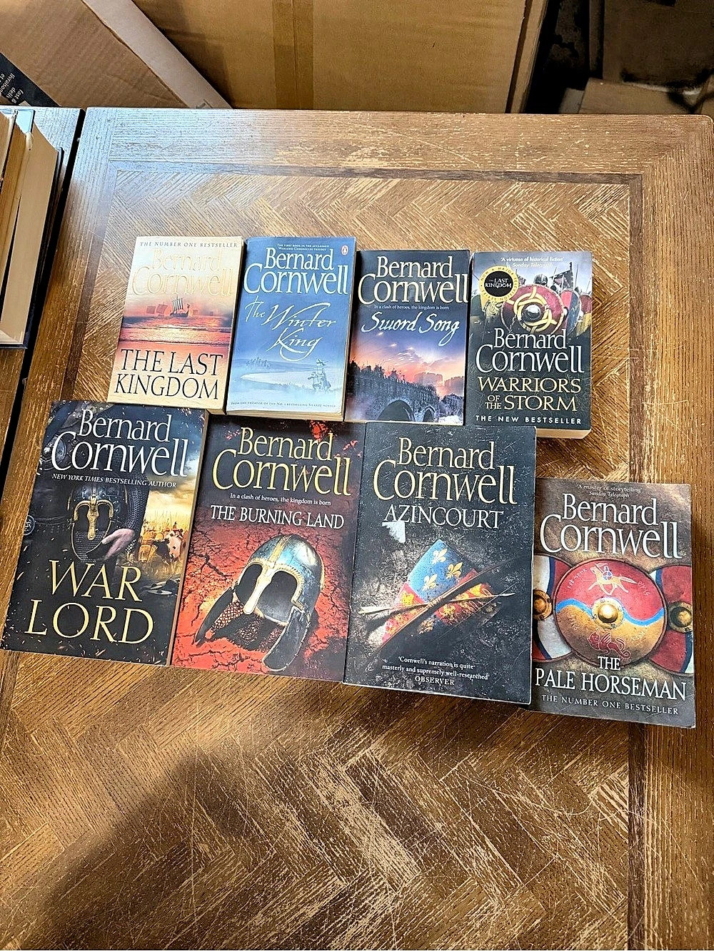 Bernard Cornwell Last Kingdom Books